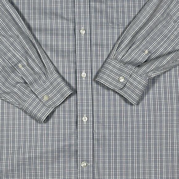 Tartan Plaid Relaxed Cotton Long Sleeve Button Shirt Duluth Trading Men’s 4XL - Picture 6 of 6